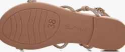 UNISA platte sandalen cooper beige Clearance