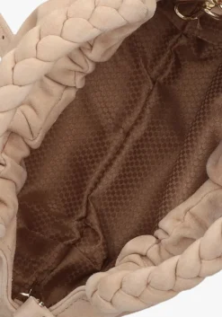 UNISA schoudertas zameli beige Outlet