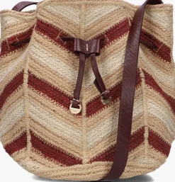 VANESSA BRUNO schoudertas sac bourse beige New