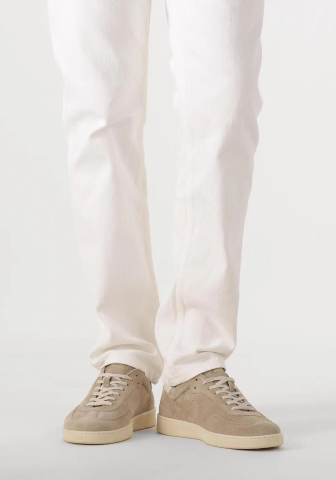 WOOLRICH lage sneakers swing court manh beige New