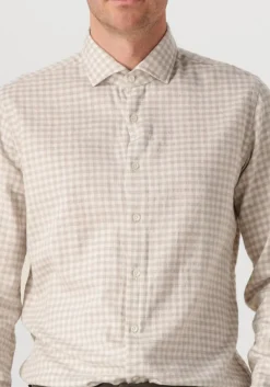 XACUS casual overhemd 91338 748ml var070 beige Best