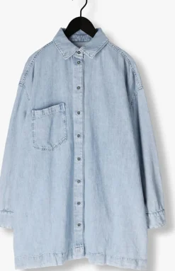 7 FOR ALL MANKIND e mini jurk overshirt dress blauw Outlet