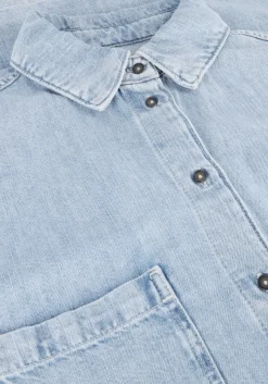 7 FOR ALL MANKIND e mini jurk overshirt dress blauw Outlet