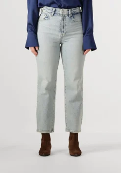 7 FOR ALL MANKIND e mom jeans logan stovepipe sahara blauw