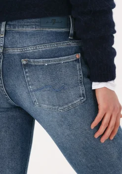 7 FOR ALL MANKIND e straight leg jeans roxanne anke blauw Best
