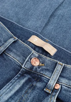 7 FOR ALL MANKIND e straight leg jeans roxanne anke blauw Best