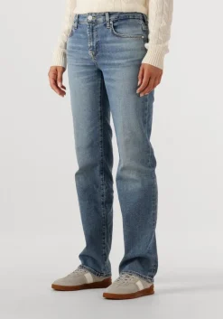7 FOR ALL MANKIND e straight leg jeans calie straight fancy blauw Outlet