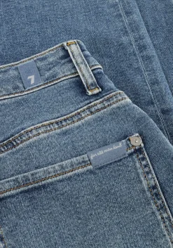 7 FOR ALL MANKIND e straight leg jeans calie straight fancy blauw Outlet