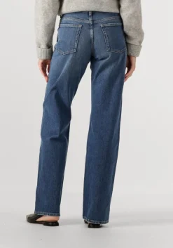 7 FOR ALL MANKIND e straight leg jeans tess trouser explorer blauw