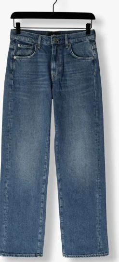 7 FOR ALL MANKIND e straight leg jeans tess trouser explorer blauw
