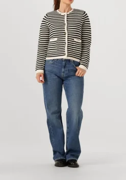 7 FOR ALL MANKIND e straight leg jeans tess trouser explorer blauw