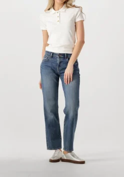 7 FOR ALL MANKIND e straight leg jeans calie straight jasper blauw Sale