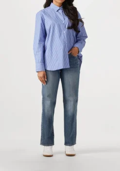 7 FOR ALL MANKIND e straight leg jeans calie straight jasper blauw Sale