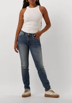 7 FOR ALL MANKIND e straight leg jeans roxanne blauw Hot