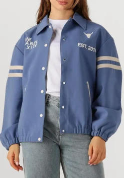 ALIX THE LABEL e jack ladies woven sport bomber blauw Discount