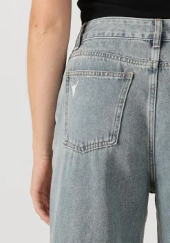 ALIX THE LABEL e straight leg jeans ladies woven embellished denim pants blauw Hot