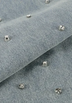 ALIX THE LABEL e straight leg jeans ladies woven embellished denim pants blauw Hot