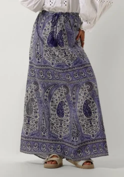 ANTIK BATIK e maxirok tajar skirt blauw Clearance