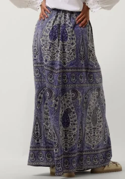 ANTIK BATIK e maxirok tajar skirt blauw Clearance