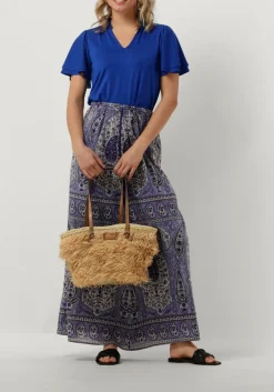 ANTIK BATIK e maxirok tajar skirt blauw Clearance