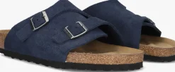 BIRKENSTOCK e slippers zurich bs blauw Outlet