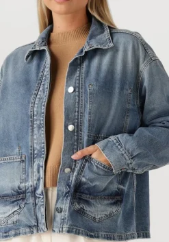 CLOSED e blazer shacket blauw Online