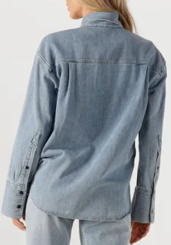 CLOSED e blouses scarff shirt blauw Outlet