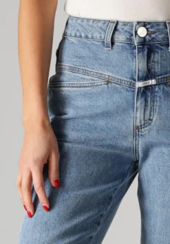 CLOSED e mom jeans pedal pusher blauw Outlet