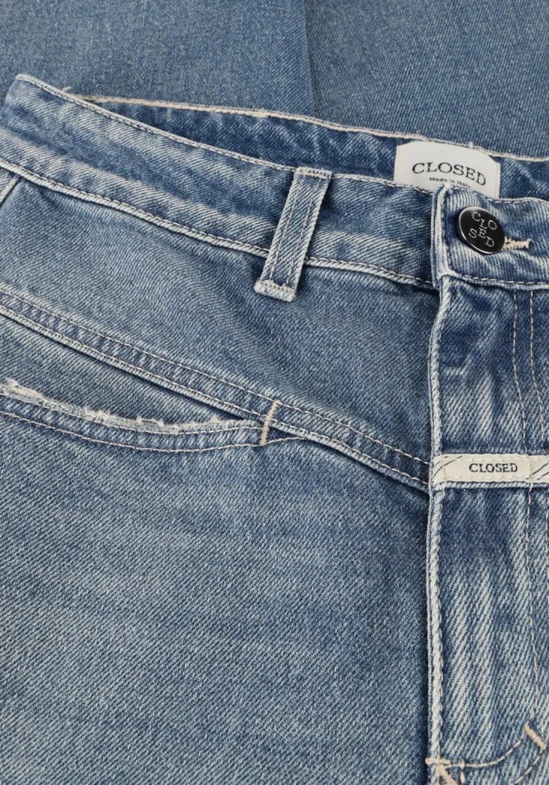 CLOSED e mom jeans pedal pusher blauw Discount