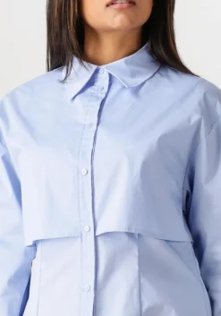 CO'COUTURE e blouses sandy double layer shirt blauw New