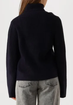 CO'COUTURE e coltrui row rib rollneck blauw Online