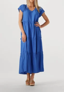 CO'COUTURE e maxi jurk new sunrise dress blauw