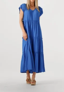 CO'COUTURE e maxi jurk new sunrise dress blauw