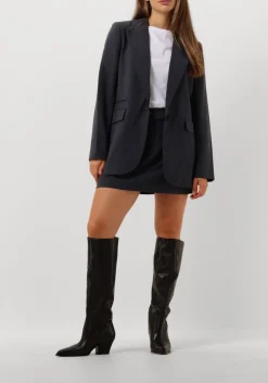 CO'COUTURE e minirok vola cropped pleat skirt blauw Best