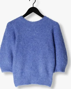 CO'COUTURE e trui coralie bow rib knit blauw Clearance