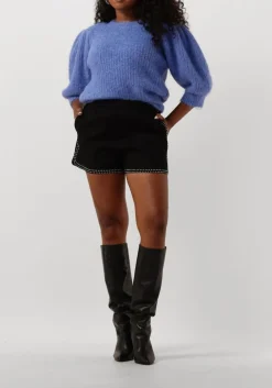 CO'COUTURE e trui coralie bow rib knit blauw Clearance