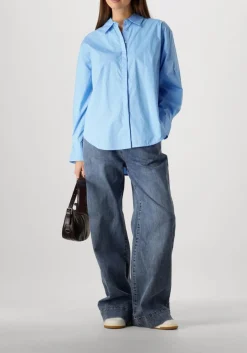 COPENHAGEN MUSE e blouses cmpoplin-shirt blauw Best