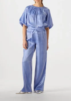 DANTE6 e pantalon soir shimmer wide leg pants blauw Sale