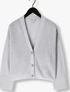 DANTE6 e vest utah cropped cardigan blauw Clearance