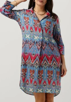 DEA KUDIBAL e mini jurk kamille blauw