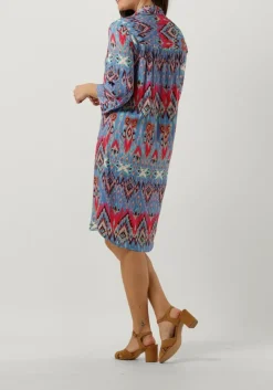 DEA KUDIBAL e mini jurk kamille blauw