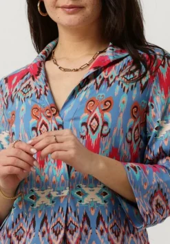 DEA KUDIBAL e mini jurk kamille blauw