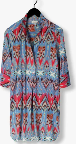 DEA KUDIBAL e mini jurk kamille blauw