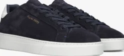 FILLING PIECES e lage sneakers tiebreak suede blauw Best