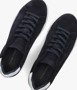 FILLING PIECES e lage sneakers tiebreak suede blauw Best