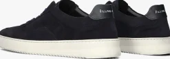 FILLING PIECES e lage sneakers lop top sue blauw Clearance