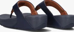 FITFLOP e slippers lulu leather toe-post blauw New