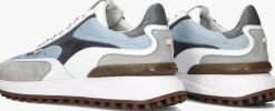 FLORIS VAN BOMMEL e lage sneakers sfm-10207 noppi blauw Clearance