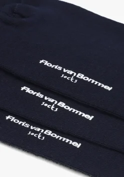 FLORIS VAN BOMMEL e sokken de katoener blauw Best