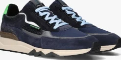 FLORIS VAN BOMMEL e lage sneakers sfm-10234 de zager blauw Best